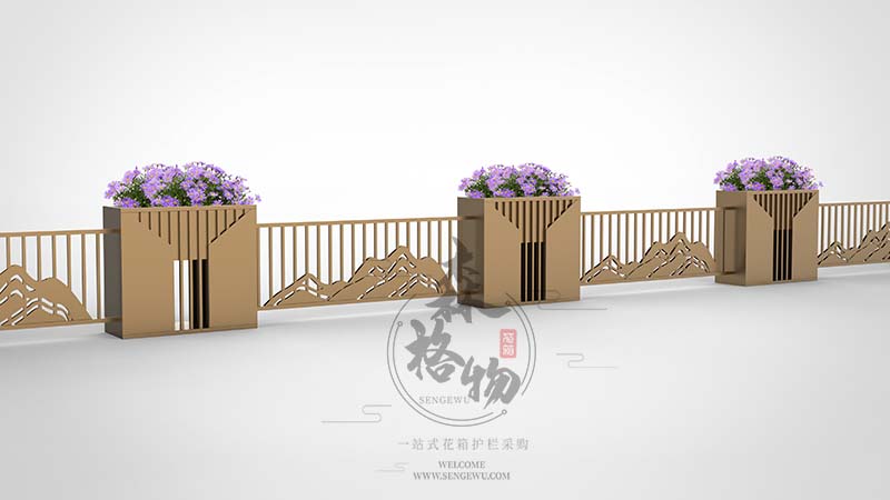 森格物鈑金鍍鋅板花箱護(hù)欄