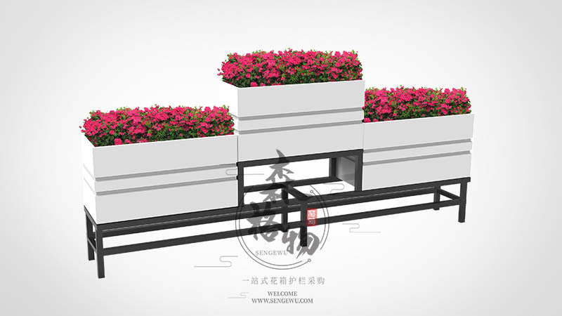 品字形pvc花箱