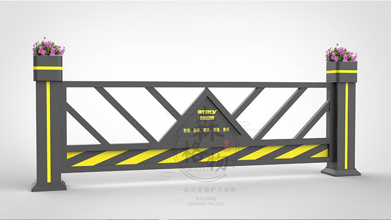 車間環(huán)保綠化隔斷花箱護欄
