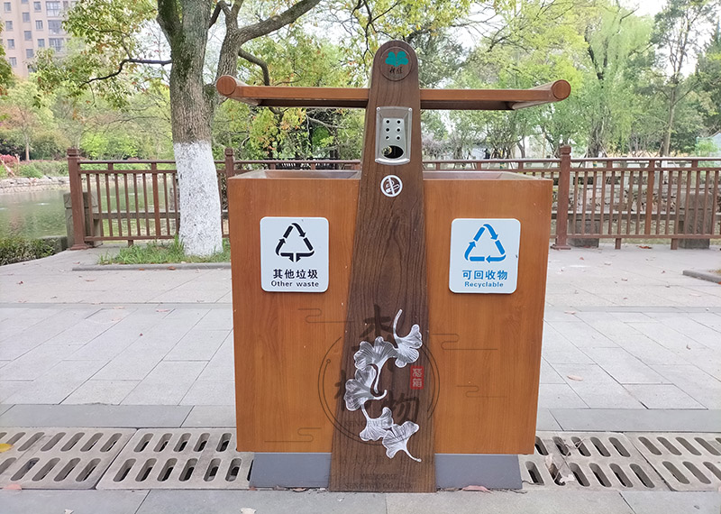 嘉興藝術(shù)景觀分類垃圾箱